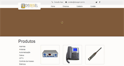 Desktop Screenshot of dissegel.com.br