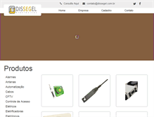 Tablet Screenshot of dissegel.com.br